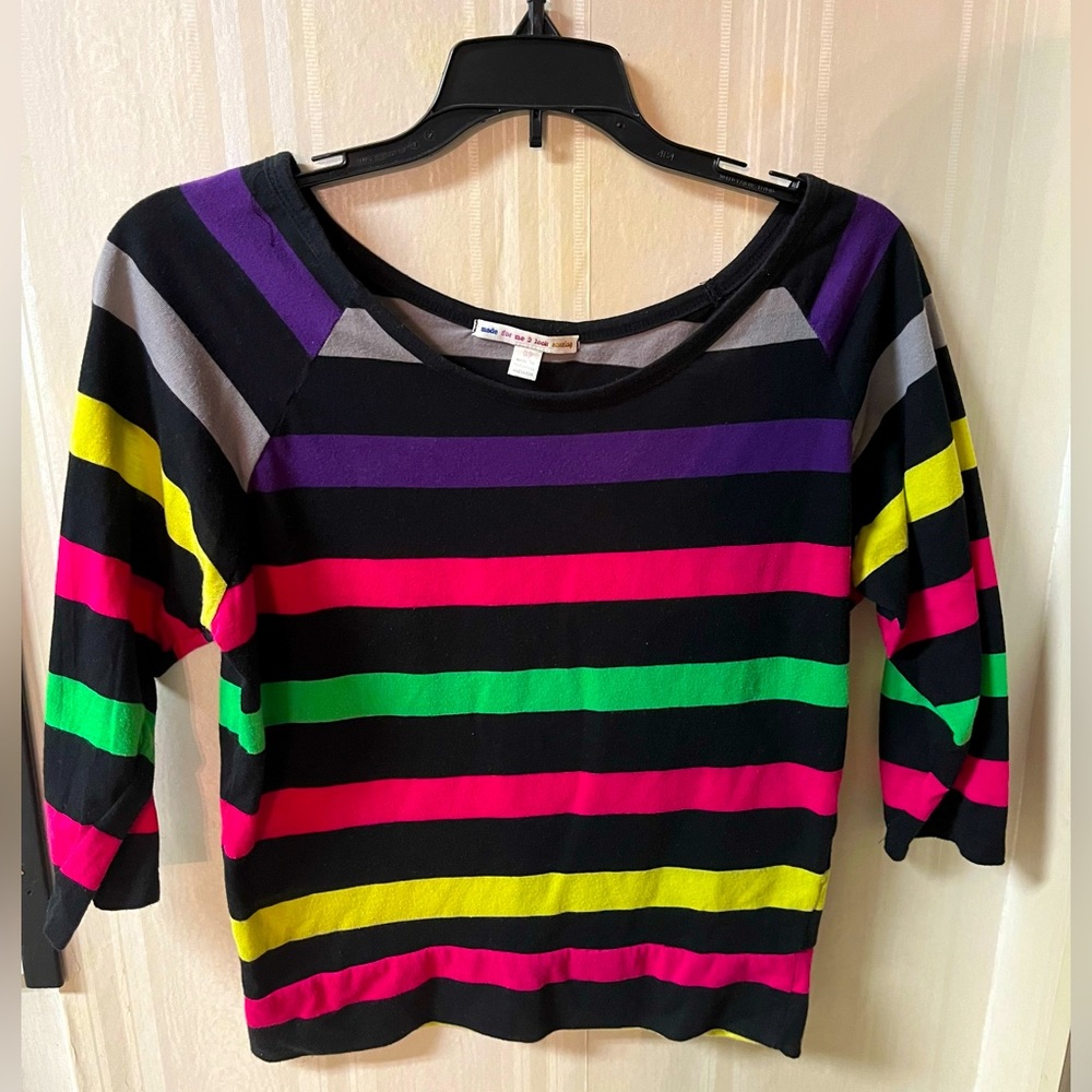 Rainbow Striped Shirt
